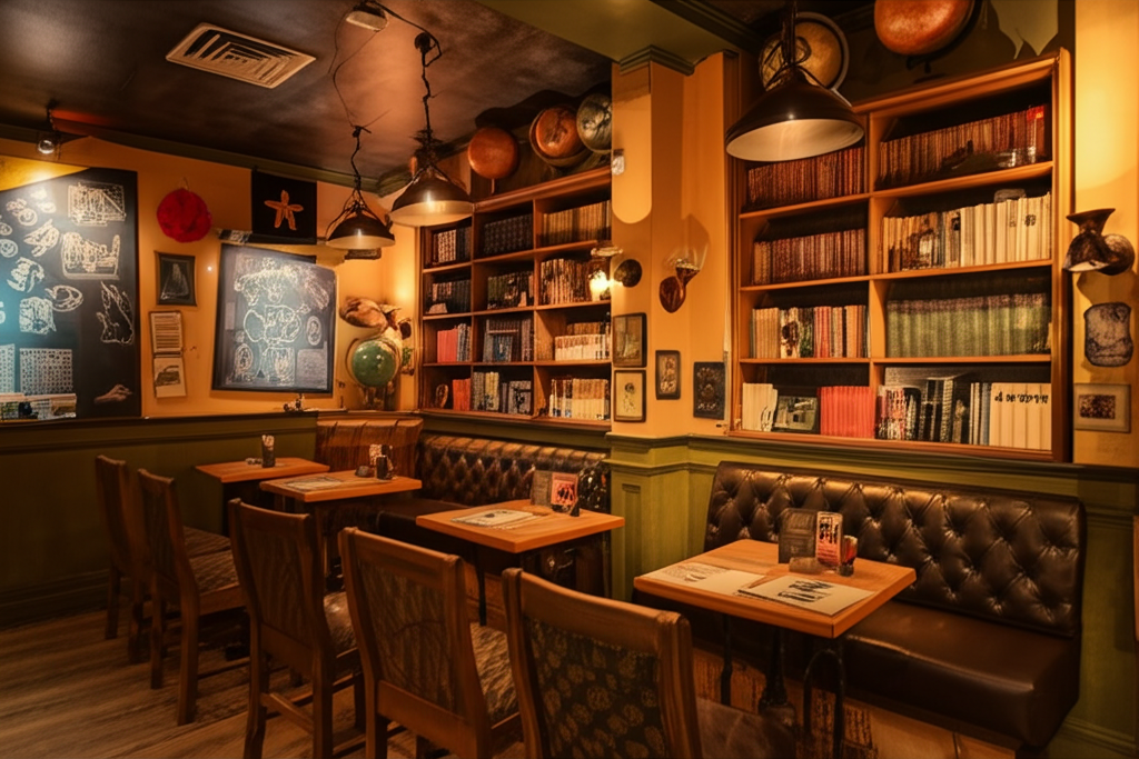 The School House interior